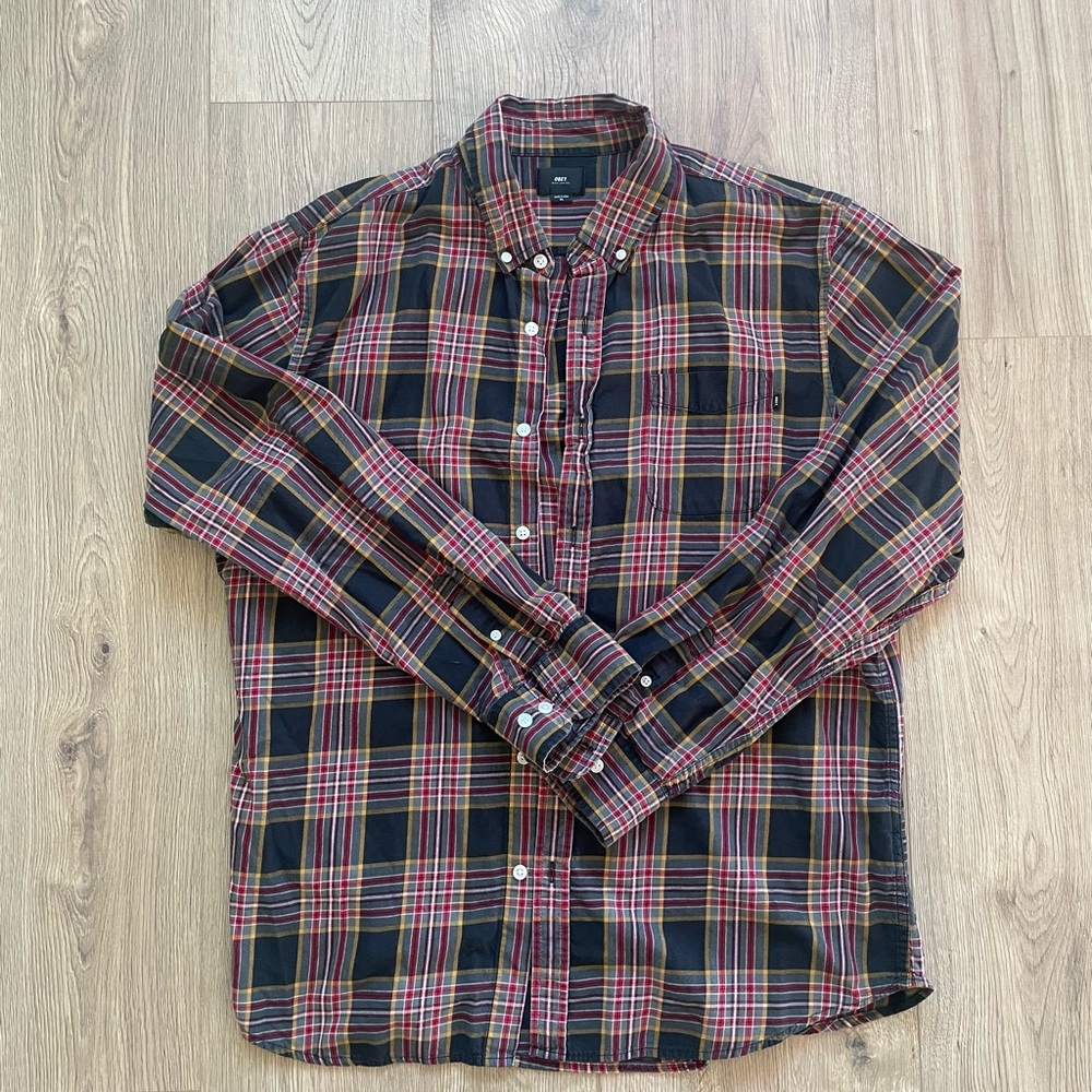 Vintage Obey flannel